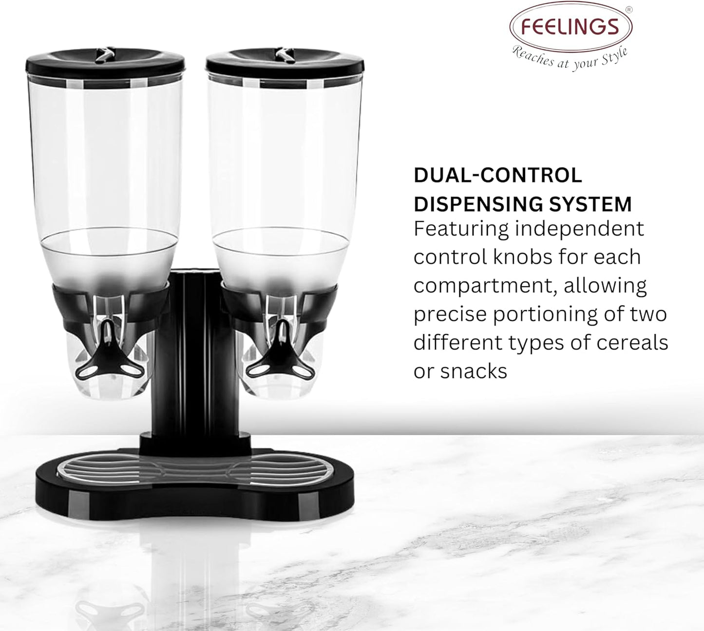 CrispKeeper™ Cereal Double Dispenser