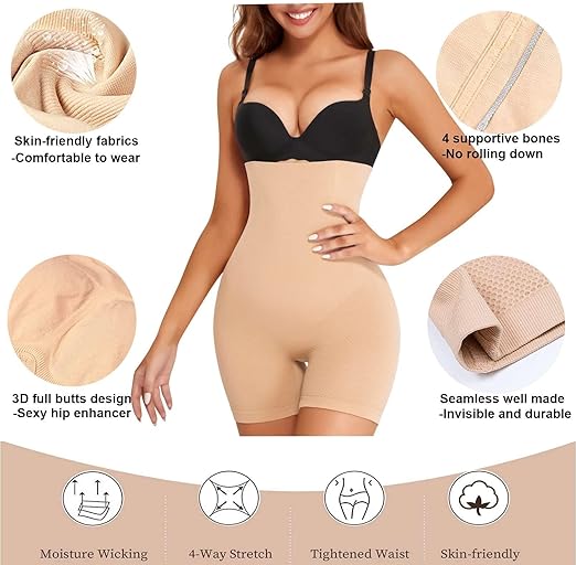 FitFlair™ Stay-In-Place Seamless Shaper Short