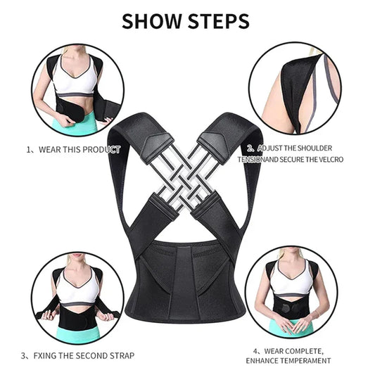 AlignPro™ Posture Corrector Back Support Brace